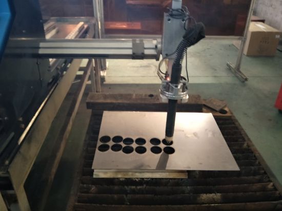 chinese Gantry Type CNC Plasmasnijmachine, stalen plaat snij- en boormachines fabrieksprijs